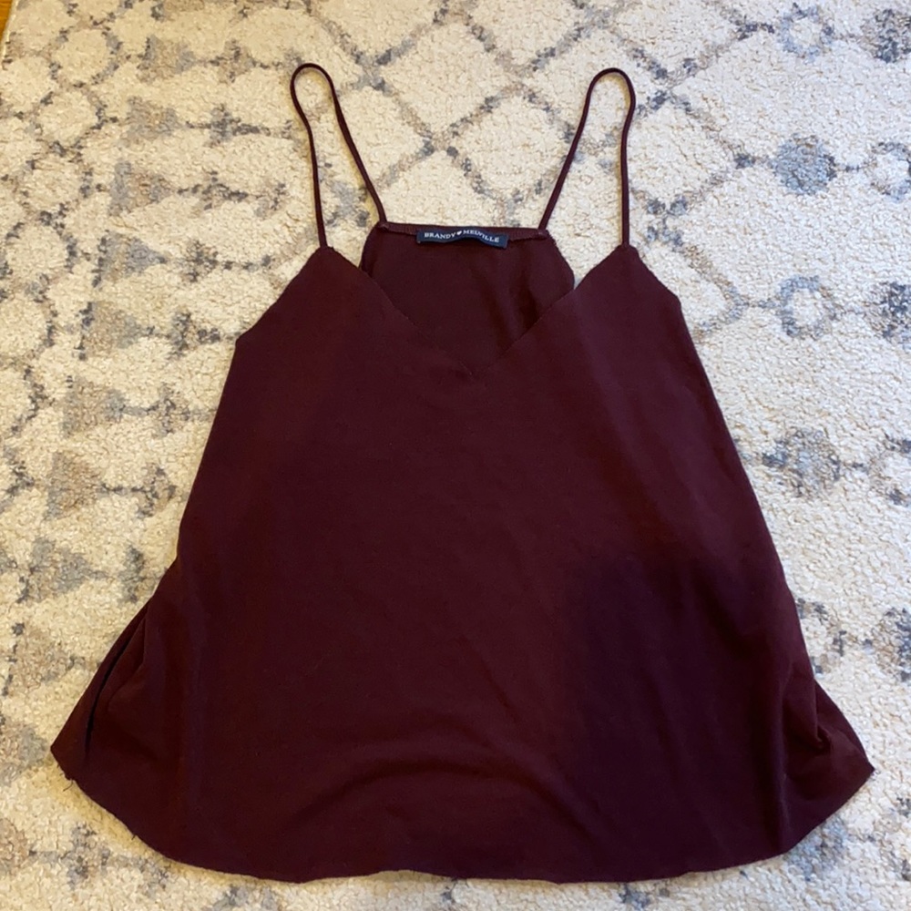 Maroon Brandy Melville Tank Top